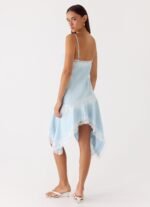 Starla Midi Dress - Pale Blue - Image 7
