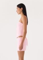 Super Model Crepe Corset Top - Pink - Image 4