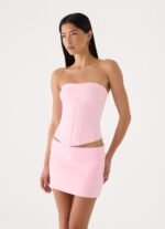 Super Model Crepe Micro Skort - Pink - Image 3