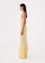 Take A Photo Midi Dress - Yellow - Image 4