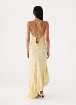 Take A Photo Midi Dress - Yellow - Image 3