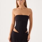 Tillie Corset Top - Black