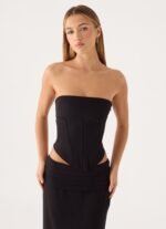 Tillie Corset Top - Black - Image 6