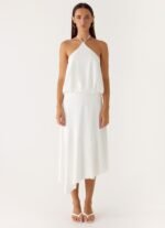 To The Girls Midi Dress - White - Image 2