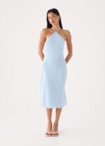Valeska Beaded Midi Dress - Blue - Image 2