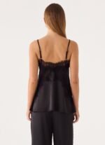 Winona Night Cami Top - Black - Image 4