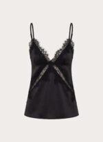 Winona Night Cami Top - Black - Image 8