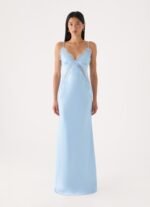 Winona Night Slip Dress - Blue - Image 6