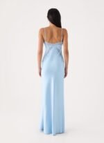 Winona Night Slip Dress - Blue - Image 4