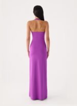 Yamila Beaded Strap Maxi Dress - Purple - Image 4