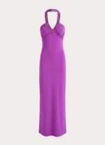 Yamila Beaded Strap Maxi Dress - Purple - Image 8