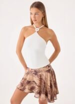 Youra Beaded Top - White - Image 2