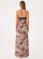 Zamarita Halter Maxi Dress - Golden Tiger - Image 3