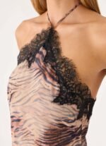 Zamarita Halter Maxi Dress - Golden Tiger - Image 5