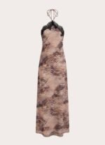 Zamarita Halter Maxi Dress - Golden Tiger - Image 8